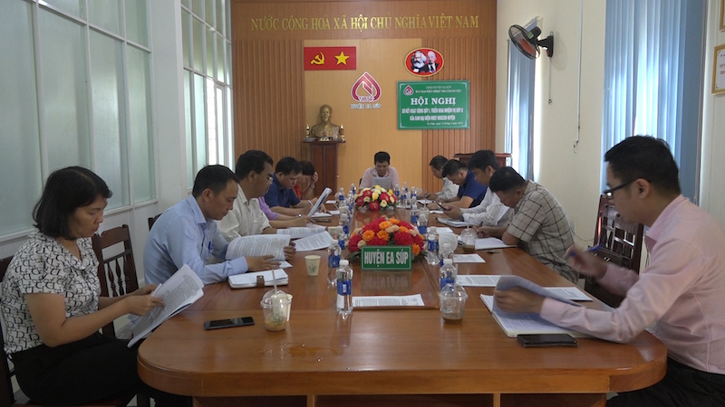 Ban Đại diện Hội đồng quản trị NHCSXH huyện sơ kết quý I, triển khai nhiệm vụ quý II